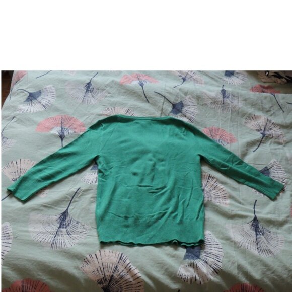 Modcloth green cardigan, XS, 3/4 sleeve length - Picture 6 of 7